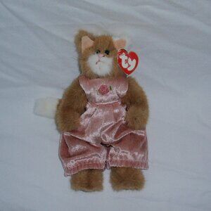 Pouncer the Cat Ty Beanie Babies Attic Treasures Jointed  Hang Tag